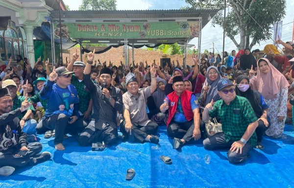 Cawagub Riau, SF Hariyanto kampanye dialogis di Kelurahan Pangkalan Kerinci Timur, Kecamatan Pangkalan Kerinci (foto/ist)